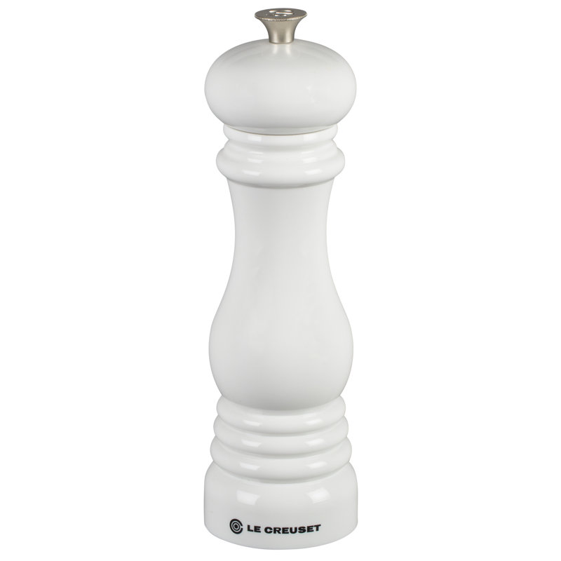 Le Creuset Classic 8" Pepper Mill, White