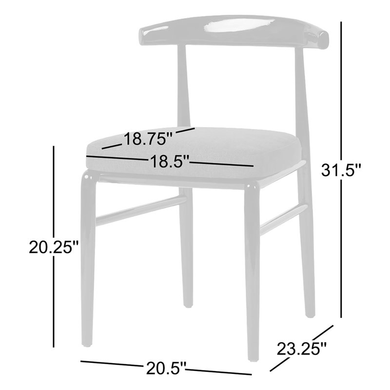 Shaza Dining Chair-Sutton Navy