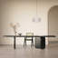 Ensemble de table de salle à manger en bois de frêne noir-103024044