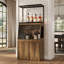 Armoire à vin verticale avec rangement et présentoir