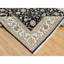 Tapis bleu nouvel âge en laine 7 pi 9 po x 10 pi Sorens