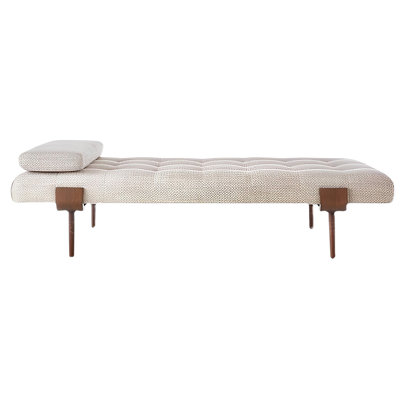 Birsen Cotton Blend Upholstered Bench