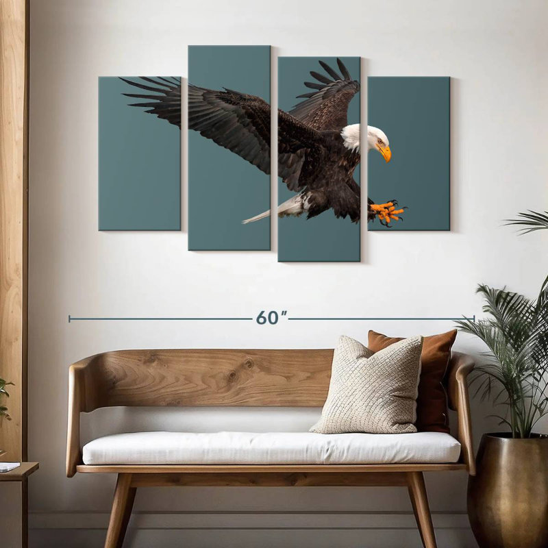 Brampt Predator Bald Eagle, 32" H x 52" W