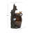 29.7'' H Rustic Polyresin Outdoor Water Fountain with LED Lights, Tree Trunk & Jar Waterfall Fountain with Adjustable Flow