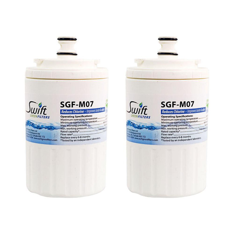 SGF-M07 Compatible Refrigerator Water Filter for UKF7003, UKF7001, EDR7D1, Filter 7 (2 Pack).