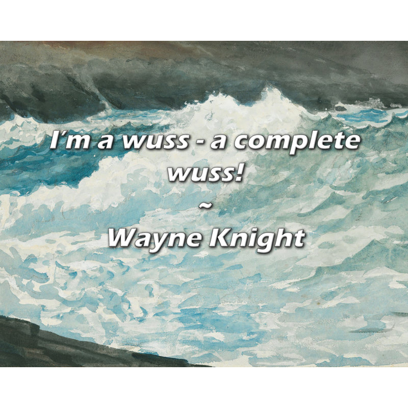 Citation de Wayne Knight: «I'm a wuss - a wuss complet!