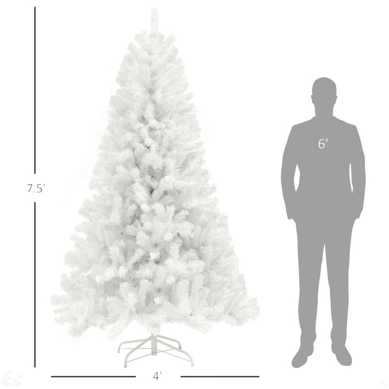 Artificial Christmas Tree With Auto Open Design And Flame Retardant Feature, 7'5"