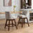 Counter Height Swivel Barstools, 26'' H Seat Height Upholstered Bar Stools Set Of 2-461576162