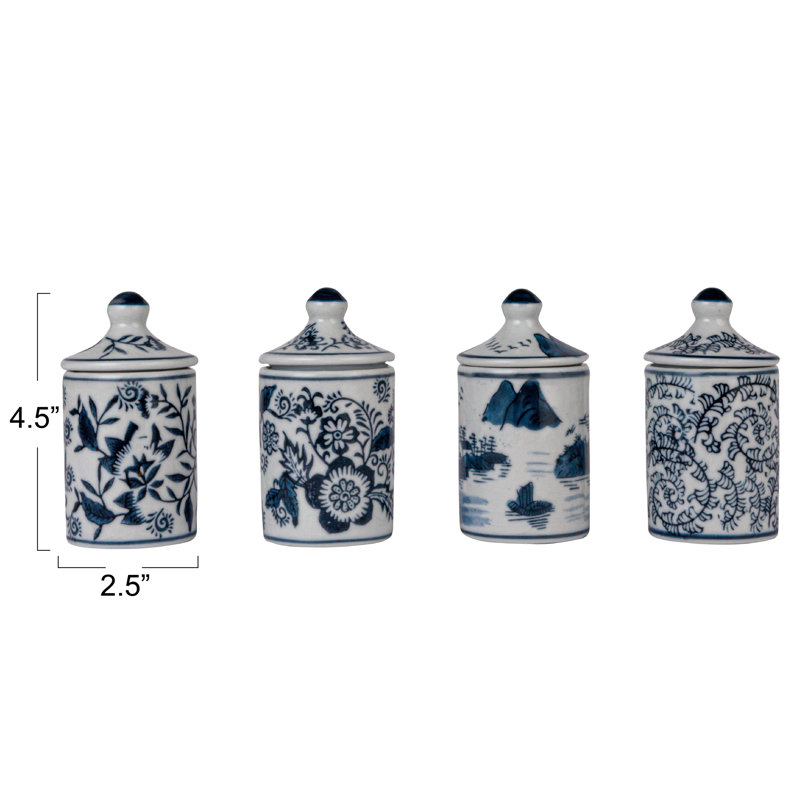 Stoneware Kitchen Canister Set