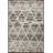Moroccan Machine Made Power Loom Polyester Area Rug in Charcoal/Ivory-78565336