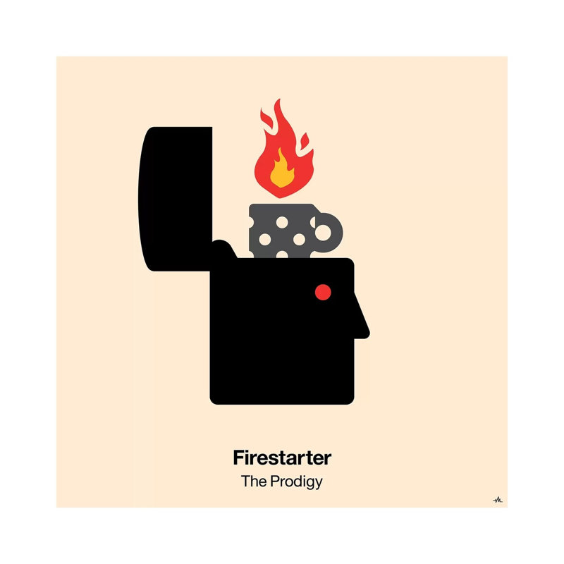 Firestarter by Viktor Hertz - Gallery-Wrapped Canvas Giclée on Canvas, 30.48 cm H x 30.48 cm W, No Frame
