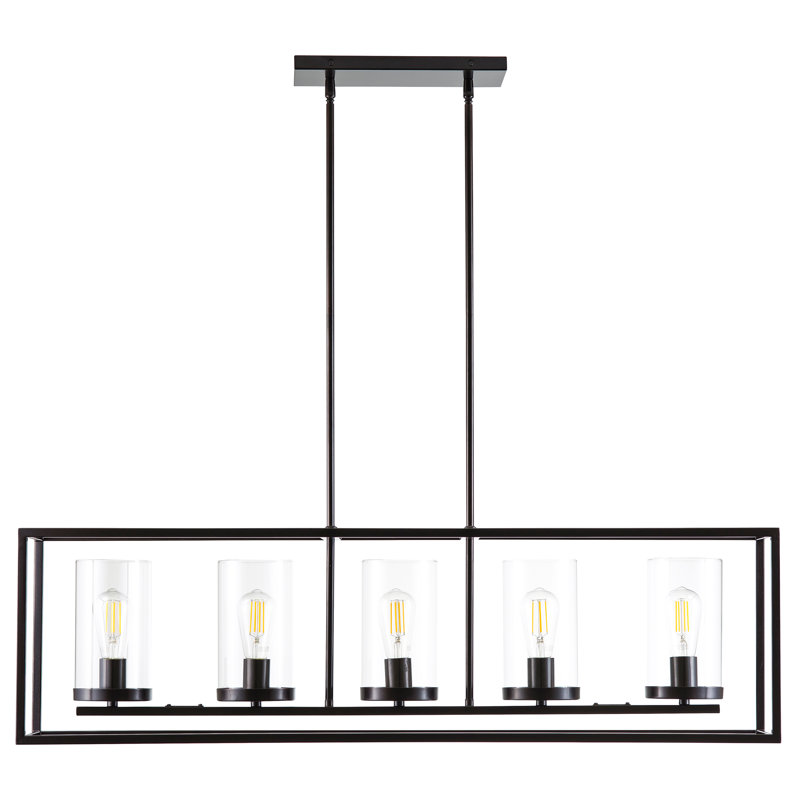 Lustre 5 lumières façon bougie Bergenia