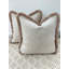 Abstract Brown Square Cushion Cover