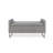 Nash 47" Upholstered Entryway Bench with Storage & Metal Base