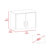 Wall Storage Cabinet Lions, 3 Shelves, Double Door, Black Wengue Finish
