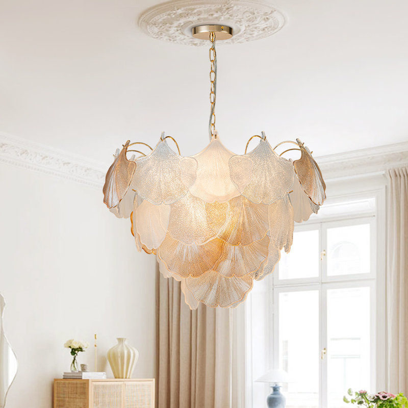 Lustre gradué à 10 lumières Ladaruis