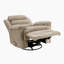 Fauteuil inclinable moderne et contemporain Rosalee de 41 po - Fauteuil inclinable et pivotant en microfibre texturée avec rembourrage confortable et mécanisme d'inclinaison sans effort.-660746787