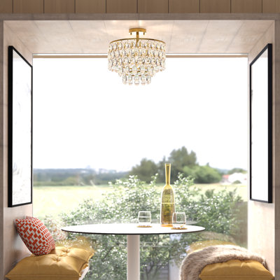 Plafonnier semi-encastré 3 lumières Stiner