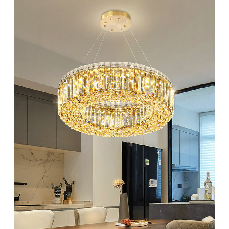Lustre moderne 20 po, Gold