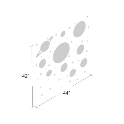 Space & Stars Wall Sticker / Decal