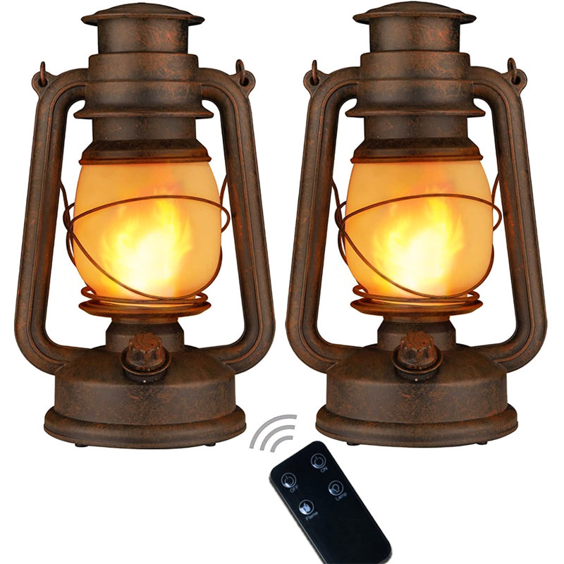 Keyes 24cm Battery Powered Integrated LED Outdoor Lantern