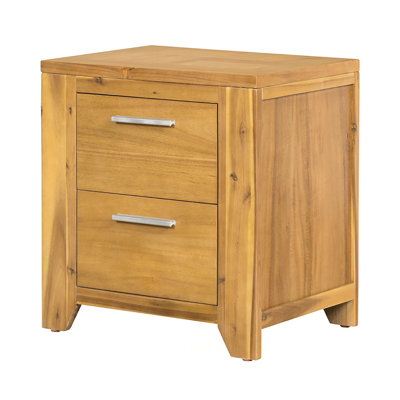 Table de chevet compacte et élégante avec amplement de rangement pour rehausser la chambre à coucher