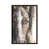 Toile avec cadre gris