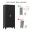 Armoire-penderie de 71 po de hauteur avec tablettes réglables et tringle-1648074530