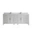 Ensemble de meuble-lavabo double 84 po Huntwood-867182762