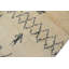 Tapis unique en laine noué à la main style marocain des années 2000 de 5 pi x 8 pi 5 po beige Lovre