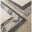 Tapis noir en laine tissé à la main-27505219
