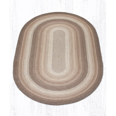  Oval Natural Jute Rug – Natural Fiber