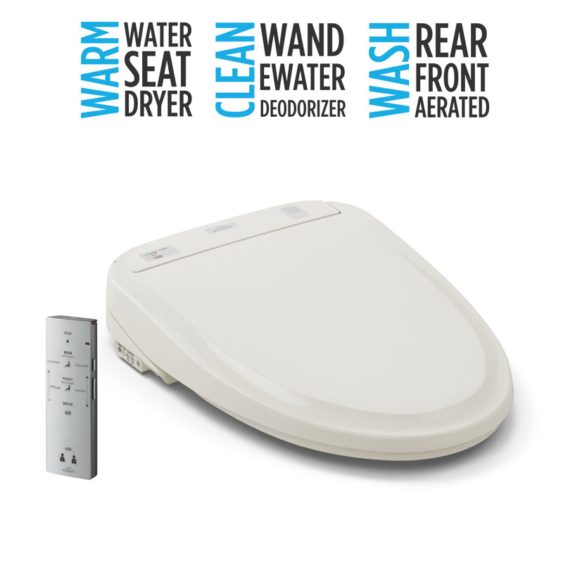 Washlet® Round Toilet Seat Bidet, Sedona Beige