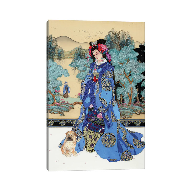 Lady Of Valor - Painting on Canvas, Wrapped Canvas, 101.6 cm H x 66.04 cm W x 1.91 cm D