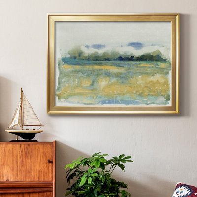 " Flowing Landscape I " Painting Print