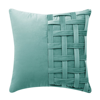 Pre-Decorated Velvet Throw Pillow