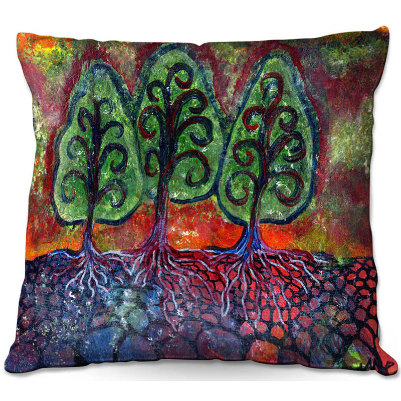 Coussin décoratif carrée canapé three sœurs, 20 po x 20 po