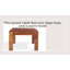 Table basse en bois massif Isaiah
