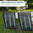 Set Of 2 Adjustable Portable Patio Folding Dining Chair Recliners