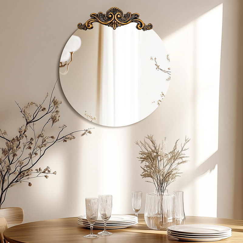 Sien Oval Wall Mirror, 84cm x 80cm
