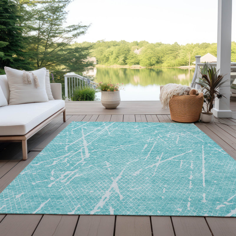 Tapis intérieur / extérieur Mukul, Rectangulaire 3 pi x 5 pi