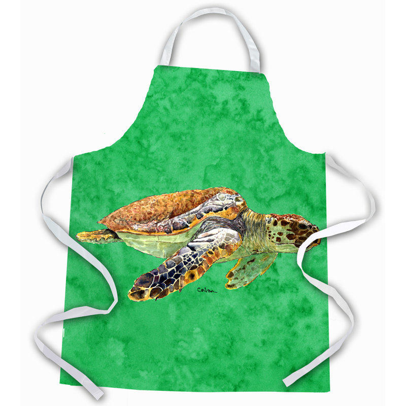 Tablier de palme turtle, Vert / Brun