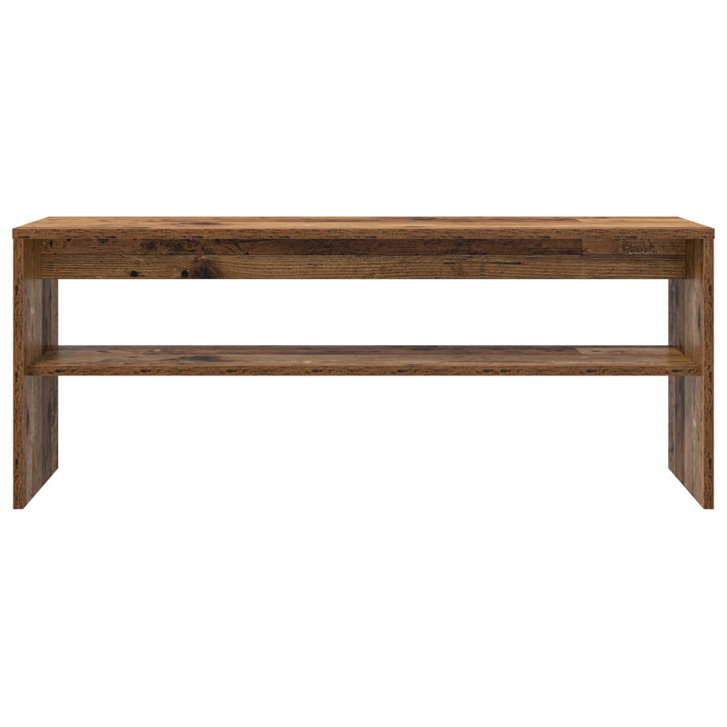 TV Stand, 40cm H x 100cm L x 30cm W, Old Wood