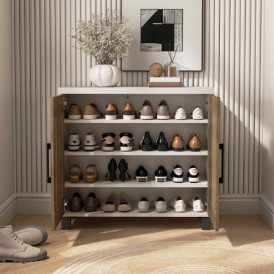 Banos 12 Pair Shoe Storage Cabinet