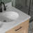 Thornaby 66'' Solid Wood Double Bathroom Vanity with 1.5'' Carrara Marble Top-107558507-119156828