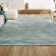 Alvieri Modern Berber Stripe Turquoise/Cream Rug