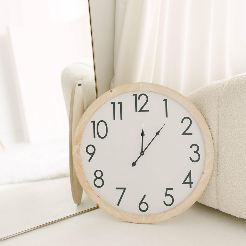 Manufactured Wood Wall Clock
