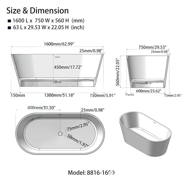 Dimensions du produit