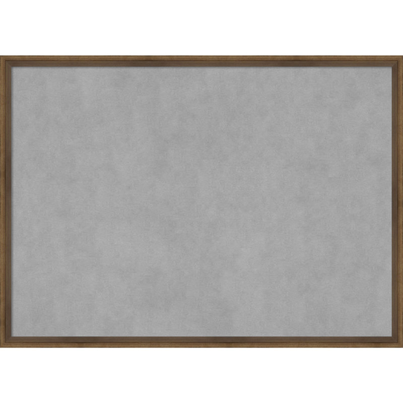 Tableau magnétique encadré bronze clair Lucie, H 21 po x l 29 po