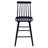 Hani 24'' Wide Square Seat Sleek Solid Wood Slat High Back Counter Height Bar Stool-1740990590